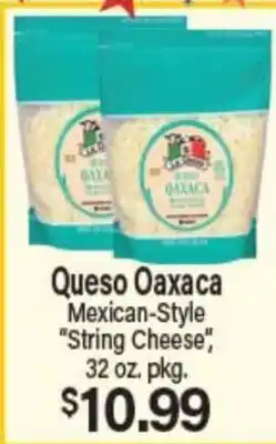 Angelo Caputo's Fresh Market Queso Oaxaca Mexican-Style String Cheese offer