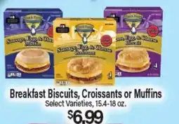 Angelo Caputo's Fresh Market Breakfast Biscuits, Croissants or Muffins offer