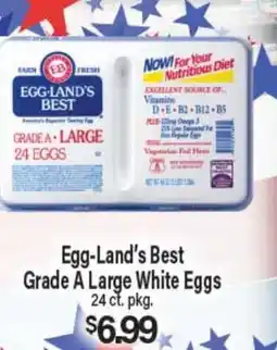 Angelo Caputo's Fresh Market Egg-Land's Best Grade A Large White Eggs offer