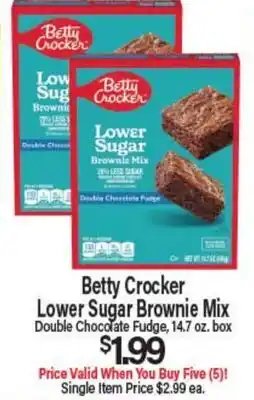 Angelo Caputo's Fresh Market Betty Crocker Lower Sugar Brownie Mix offer