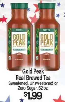 Angelo Caputo's Fresh Market Gold Peak Real Brewed Tea offer