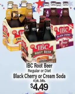 Angelo Caputo's Fresh Market IBC Root Beer Regular or Diet Black Cherry or Cream Soda offer