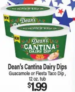 Angelo Caputo's Fresh Market Dean's Cantina Dairy Dips offer