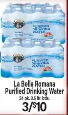 Angelo Caputo's Fresh Market La Bella Romana Purified Drinking Water offer