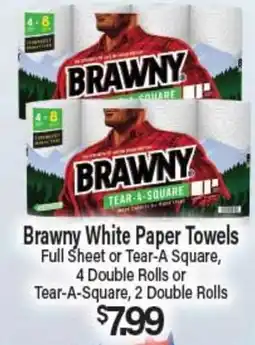 Angelo Caputo's Fresh Market Brawny White Paper Towels offer