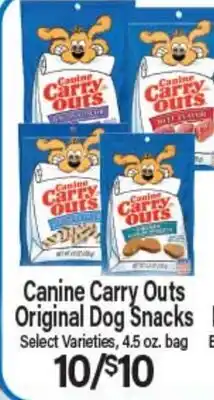Angelo Caputo's Fresh Market Canine Carry Outs Original Dog Snacks offer