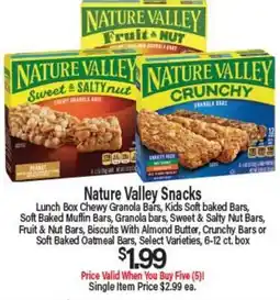 Angelo Caputo's Fresh Market Nature Valley Snacks offer