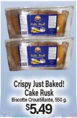 Angelo Caputo's Fresh Market Crispy Just Baked! Cake Rusk offer