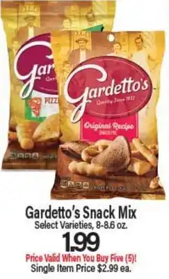 Angelo Caputo's Fresh Market Gardetto's Snack Mix offer