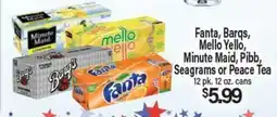 Angelo Caputo's Fresh Market Fanta, Barqs, Mello Yello, Minute Maid, Pibb, Seagrams or Peace Tea offer