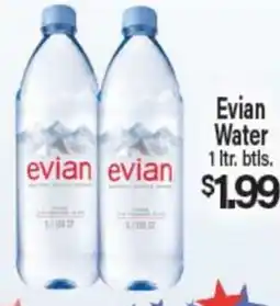 Angelo Caputo's Fresh Market Evian Water offer