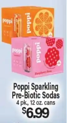 Angelo Caputo's Fresh Market Poppi Sparkling Pre-Biotic Sodas offer