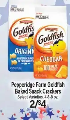 Angelo Caputo's Fresh Market Pepperidge Farm Goldfish Baked Snack Crackers offer