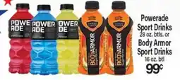 Angelo Caputo's Fresh Market Powerade Sport Drinks 28 oz. btls. or Body Armor Sport Drinks 16 oz. btl offer