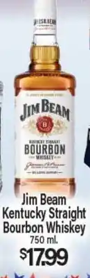 Angelo Caputo's Fresh Market Jim Beam Kentucky Straight Bourbon Whiskey offer