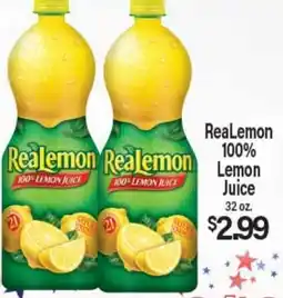 Angelo Caputo's Fresh Market ReaLemon 100% Lemon Juice offer
