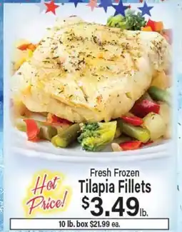 Angelo Caputo's Fresh Market Fresh Frozen Tilapia Fillets offer
