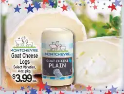Angelo Caputo's Fresh Market MONTCHEVRE Goat Cheese Logs offer