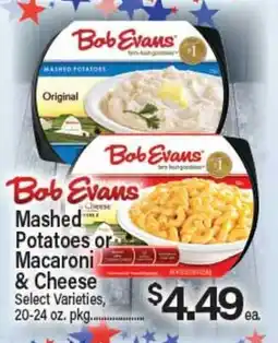 Angelo Caputo's Fresh Market Bob Evans Mashed Potatoes or Macaroni & Cheese offer