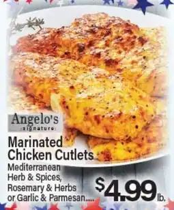 Angelo Caputo's Fresh Market Angelo's Marinated Chicken Cutlets offer