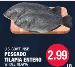 Carnicerias Jimenez U.S. GOV'T INSP. PESCADO TILAPIA ENTERO offer