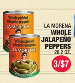 Carnicerias Jimenez LA MORENA WHOLE JALAPEÑO PEPPERS offer