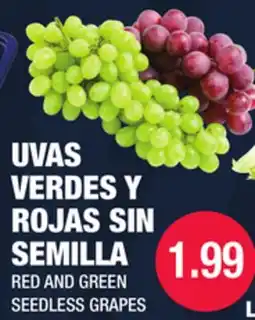 Carnicerias Jimenez UVAS VERDES Y ROJAS SIN SEMILLA offer