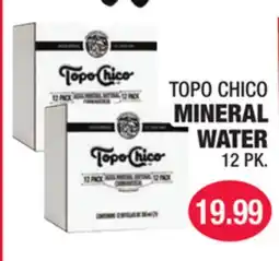 Carnicerias Jimenez TOPO CHICO MINERAL WATER offer
