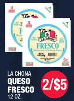 Carnicerias Jimenez LA CHONA QUESO FRESCO offer