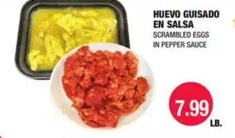 Carnicerias Jimenez SCRAMBLED EGGS IN PEPPER SAUCE offer
