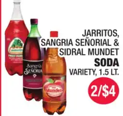 Carnicerias Jimenez JARritos, Sangria Señorial & Sidral Mundet Soda offer