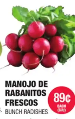Carnicerias Jimenez MANOJO DE RABANITOS FRESCOS offer