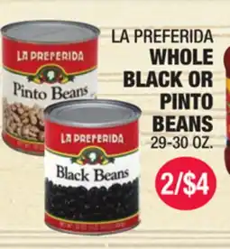Carnicerias Jimenez LA PREFERIDA WHOLE BLACK OR PINTO BEANS offer