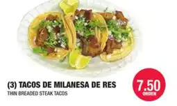 Carnicerias Jimenez (3) TACOS DE MILANESA DE RES offer