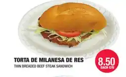 Carnicerias Jimenez TORTA DE MILANESA DE RES offer
