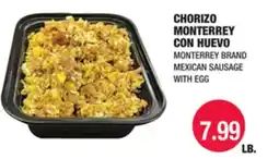 Carnicerias Jimenez MONTERREY BRAND MEXICAN SAUSAGE WITH EGG offer