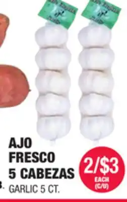 Carnicerias Jimenez AJO FRESCO 5 CABEZAS offer