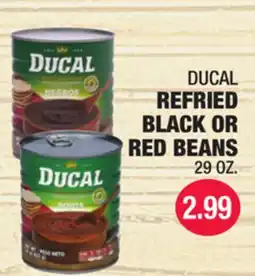 Carnicerias Jimenez DUCAL REFRIED BLACK OR RED BEANS offer