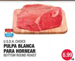 Carnicerias Jimenez U.S.D.A. CHOICE PULPA BLANCA PARA HORNEAR offer