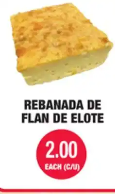 Carnicerias Jimenez REBANADA DE FLAN DE ELOTE offer