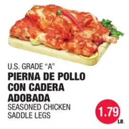 Carnicerias Jimenez U.S. GRADE A PIERNA DE POLLO CON CADERA ADOBADA offer