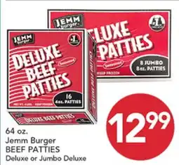 Pete's Fresh Market Jemm Burger BEEF PATTIES offer