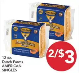 Pete's Fresh Market 12 oz. Dutch Farms AMERICAN SINGLES offer