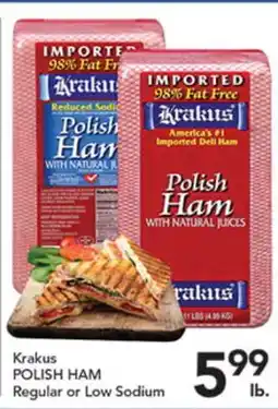 Pete's Fresh Market Krakus POLISH HAM offer