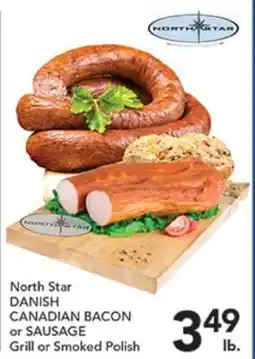 Pete's Fresh Market North Star DANISH CANADIAN BACON or SAUSAGE offer