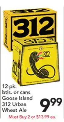 Pete's Fresh Market Goose Island 312 Urban Wheat Ale offer