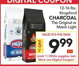 Pete's Fresh Market Kingsford CHARCOAL offer
