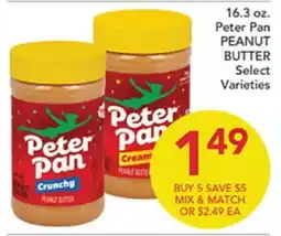 Pete's Fresh Market Peter Pan PEANUT BUTTER offer