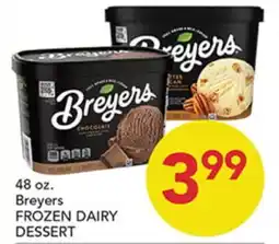 Pete's Fresh Market 48 oz. Breyers FROZEN DAIRY DESSERT offer