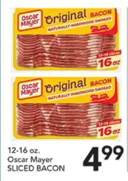 Pete's Fresh Market 12-16 oz. Oscar Mayer SLICED BACON offer